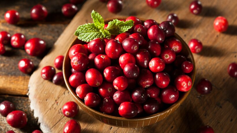 Raw Organic Red Cranberries